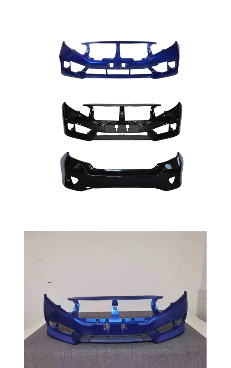 Suitable for Honda 161718 10Th Generation Civic 19 20 Models Front and Rear Bumpers, Front and Rear Bumpers Surrounded by Original Paint
