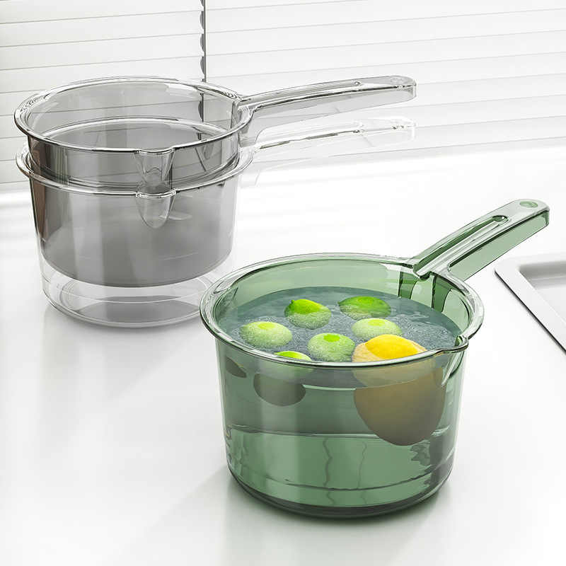 Creative acrylic water spoon thickened long handle water scoop kitchen household transparent water scoop baby bath scoop wholesale