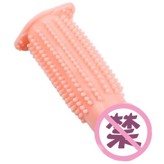 Vibrating Closed-Tip Glans Cover, TPE Wearable Sleeve, Spiked Texture — detail image 17