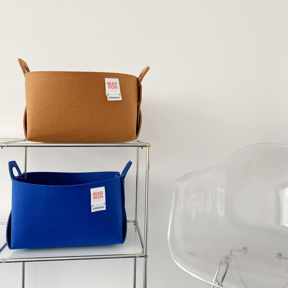 Butt mom ins coreano fieltro decoración del hogar de los niños merienda juguete misceláneas ropa sucia cesta de almacenamiento plegable