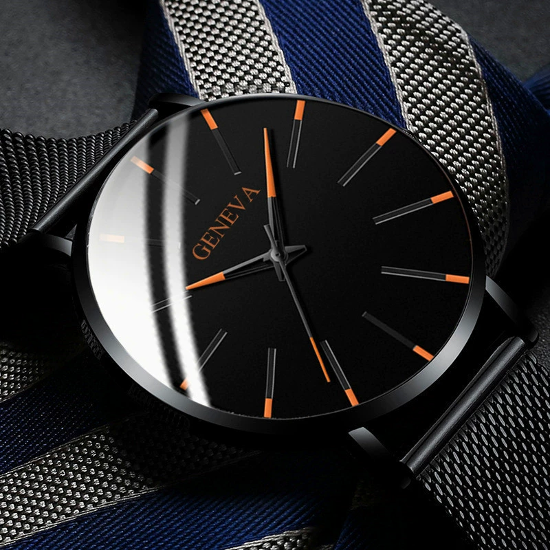 Мужские модные кварцевые часы для отдыха для любимого, Aliexpress, простой и элегантный дизайн