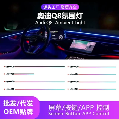 Car Ambient Lighting Is Suitable for Audi Q8 2019-2024 Audi Q8 Ambient Light