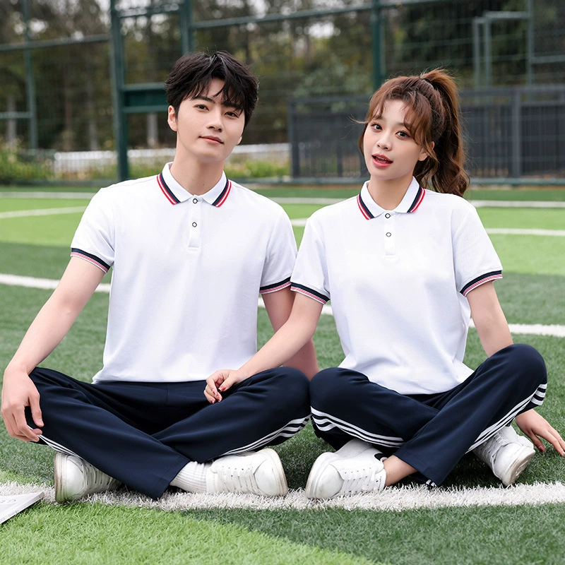 Школьная форма для младших школьников летом Шорты для школьников с короткими рукавами