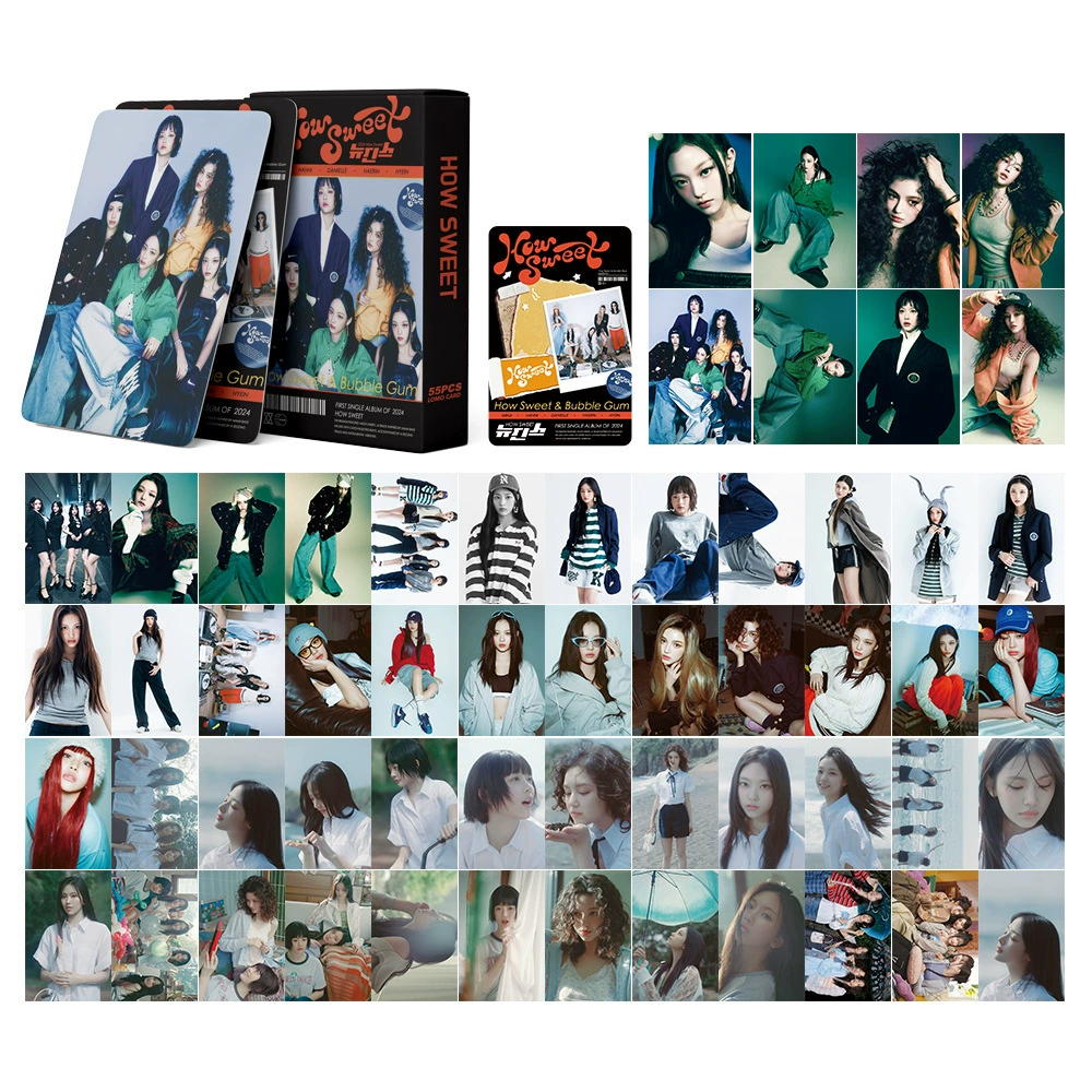GZ эксклюзивный набор фото-карт, всего 55 карточек, корейский стиль KPOP периферия LOMO фотокарты