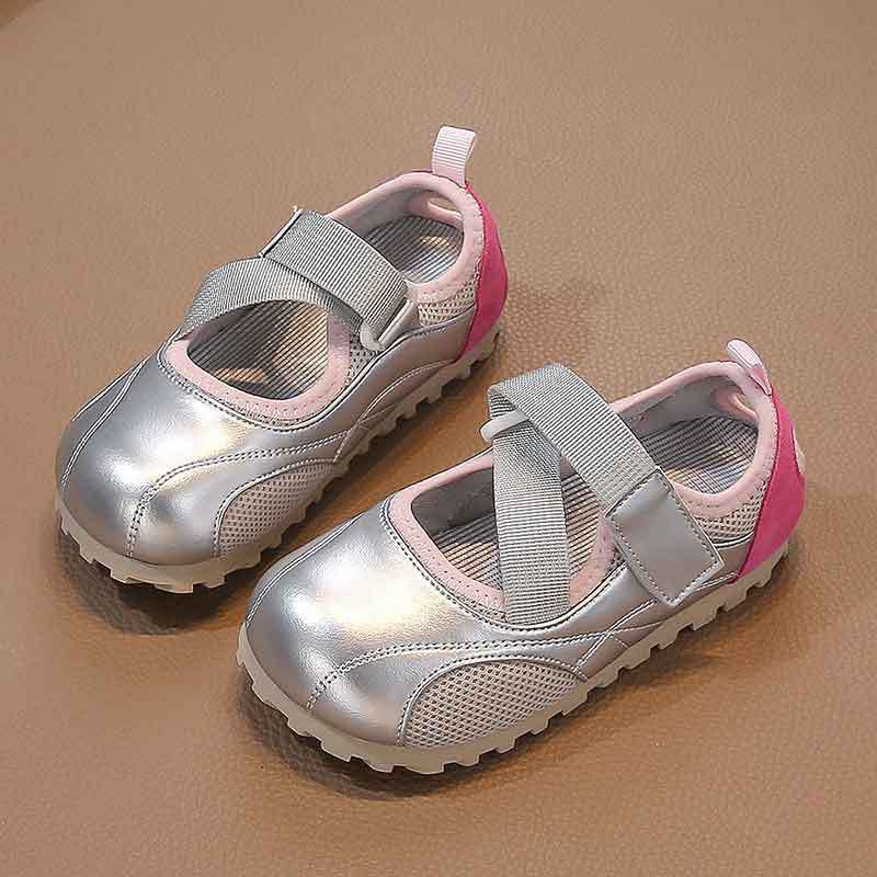女の子のファッションスポーツシューズ 2025 春と夏の新しい子供靴ソフトソールプリンセスシューズ女の赤ちゃんスポーツシューズ|undefined