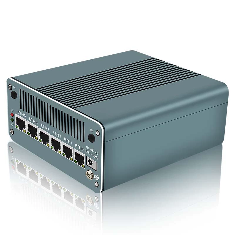 Changwang 13-е поколение U300/i3-1315U/i5-1335U/i7-1355U 6 сетей 10‑ъядерный мягкий роутер 2.5G с двойным S