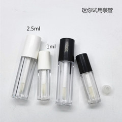 現物1mlから2.5mlのミニリップ釉薬を試しに入れて、空の瓶を入れて、小さいサイズのリップカラーの管を分けて、少量のロゴを印刷できます。