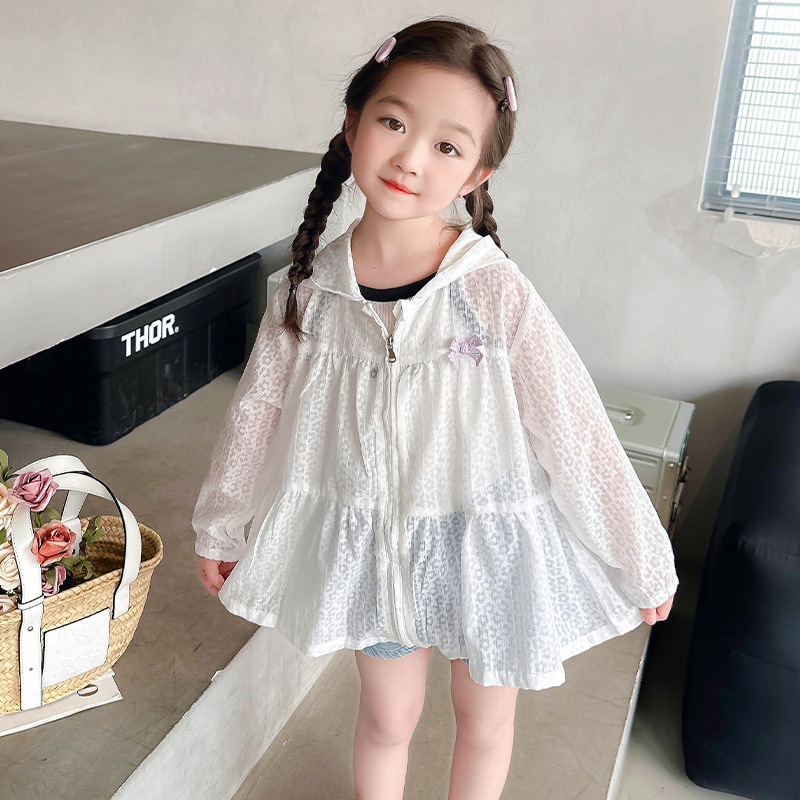 Summer 2024 New Girl's Sun Protection Suit for Kids - Children's Clothing, Baby Girls Summer Style, Korean Style Sun Protection Coat for Toddlers