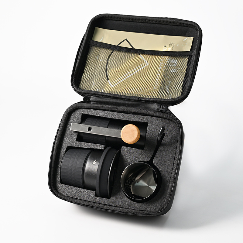 Camping al aire libre con acompañamiento portátil, minisolo, juego de molinillo manual de café