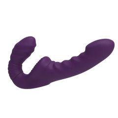Yunman Thread Double-Head Dragon Three-Shock Wearable Purple Wireless Remote Dual-Vibration Massage Self-Pleasure Product