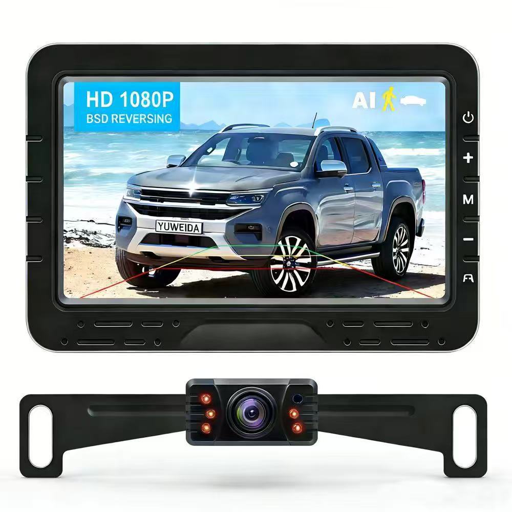 4.3inch Ahd Vehicle-Mounted Monitor for Truck and Camper Monitoring, Vehicle-Mounted Monitor for Security Monitoring and Riding Monitoring