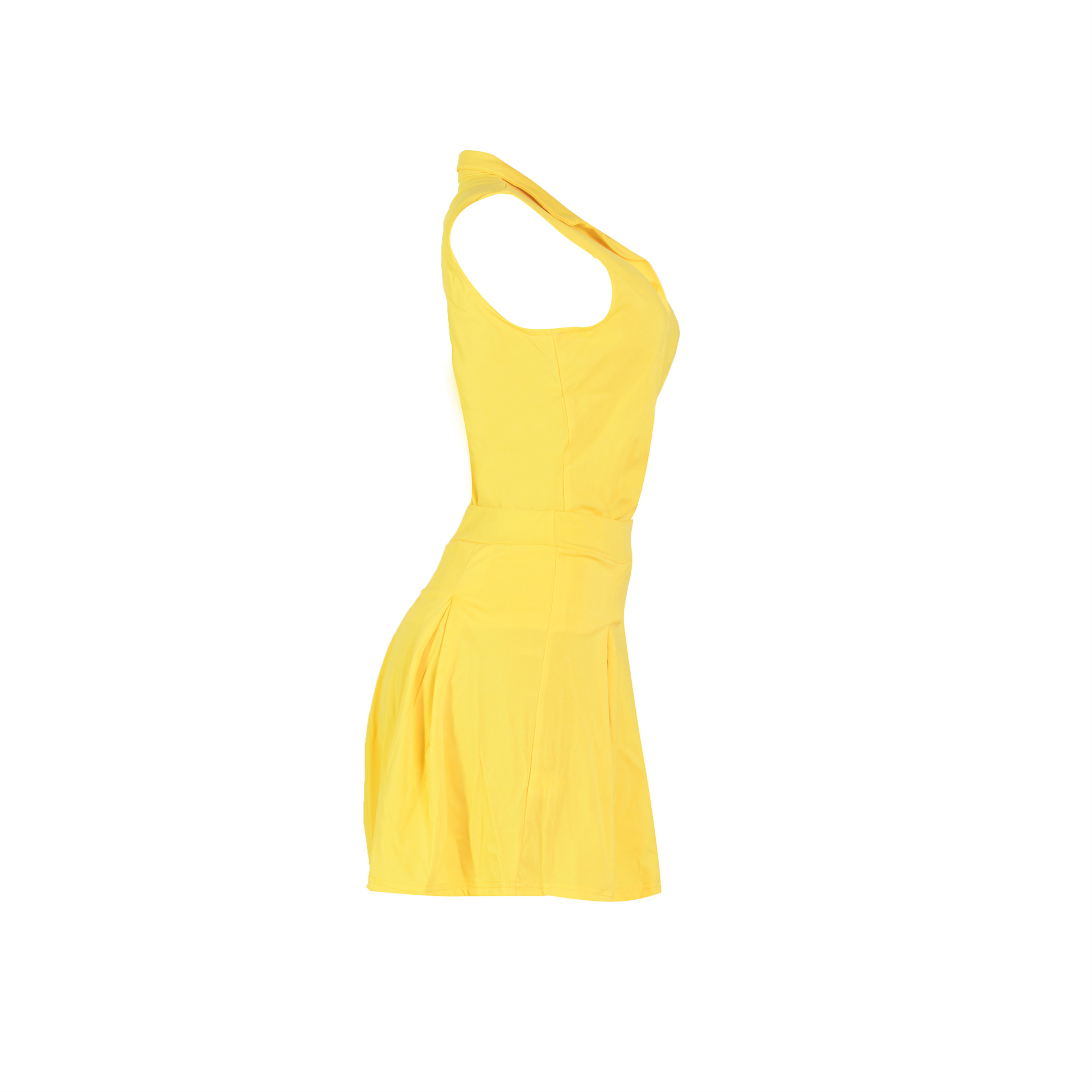 Women Clothing Short Skirt Two Piece Sleeveless Vest Suit Summer Polo Shirt