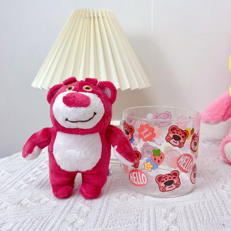 딸기 곰 보통 열쇠 고리