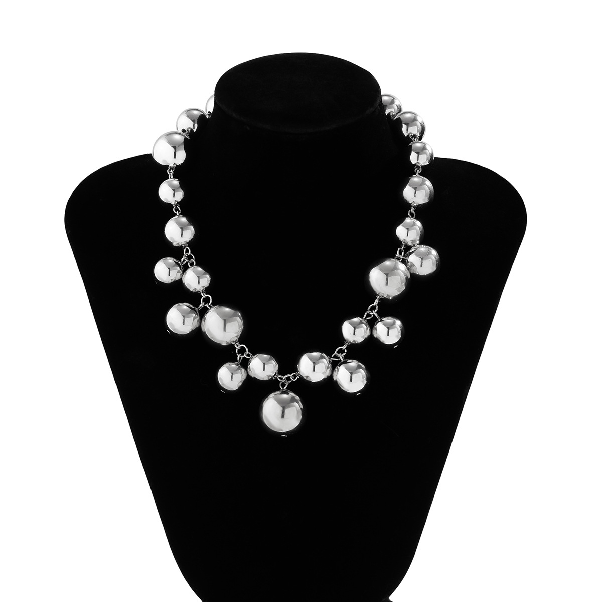 1 Piece Quantity Wholesale Jewelry Vintage Style Geometric Round Plastic Iron Tassel Plating Necklace