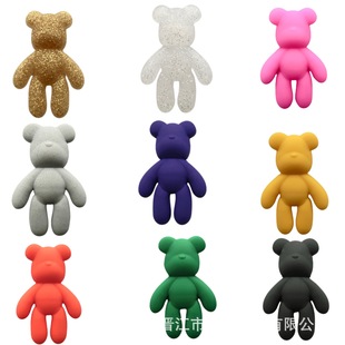 New Color Bear Hole Shoes Shoe Flower Shoe Buckle Garden Shoes DIY Shoe Decoration Buckle Shoe Flower Buckle Accessories Cross Border