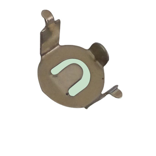 CR1025电池扣弯脚弹片环保电子架