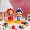 Cartoon doll for boys from soft rubber, decorations for beloved, jewelry