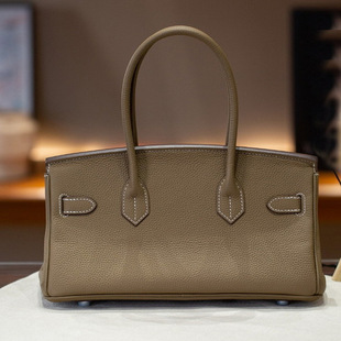 2025 New Top Layer Cowhide Genuine Leather Women's Bag Togo Underarm Bag 29 Horizontal Low Edition Platinum Bag Portable Cross-border Batch
