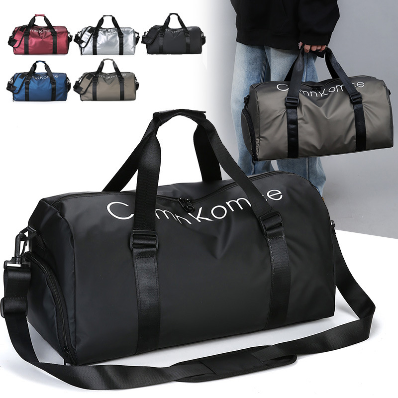 Nuevas letras bolsas de mano de corta distancia, bolsas de viaje de gran capacidad, bolsas de entrenamiento deportivo, bolsas de viaje de negocios, bolsas de almacenamiento de zapatos independientes image 4