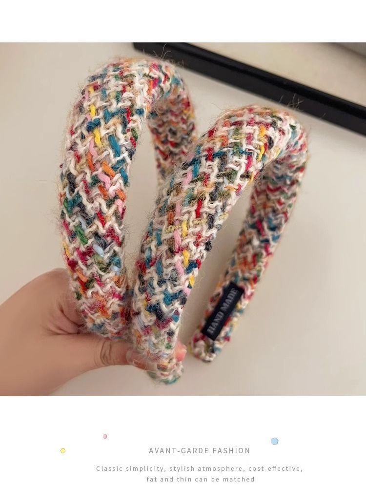 Casual, Daily, Tea Party Occasion Sweet Simple Style Women's Color Block Yarn Hair Band