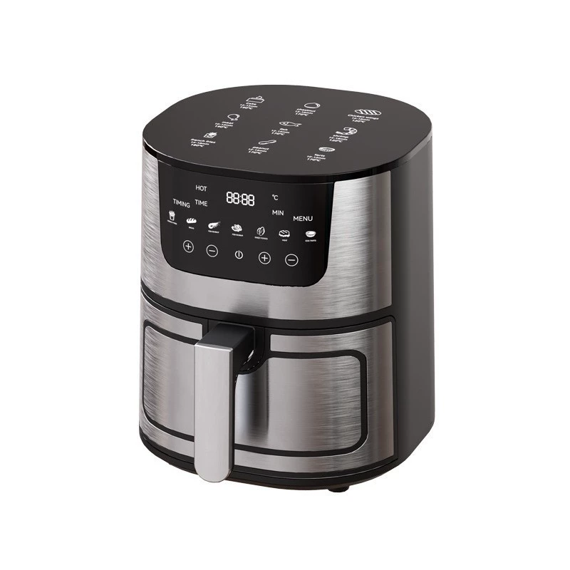 Visual Smart Air Fryer, нержавеющая сталь, сенсорный цветной экран, варианты от 4,5–15 л, США/ЕС/ВК