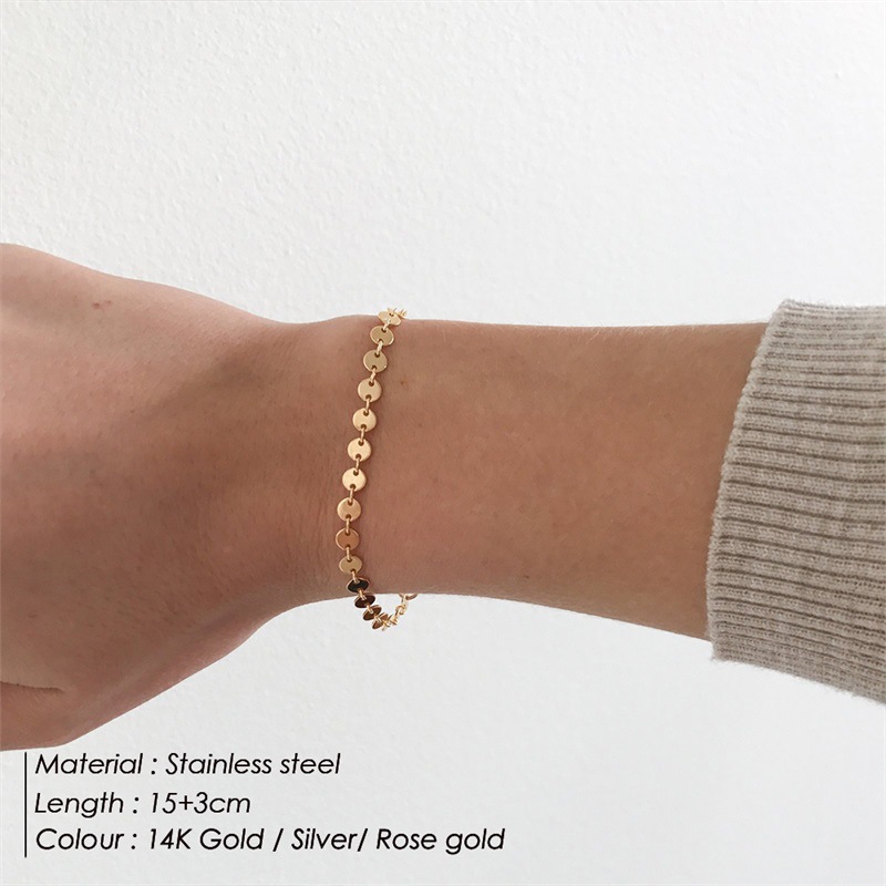 Minimalist Layered Bracelet Set For Women Stackable Jewelry_voghion.com