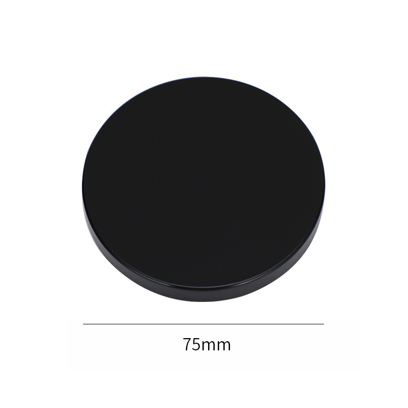 80 cubierta de lata de metal vela taza de cerámica sellado de cerámica embalaje de metal aromático tapa de aleación de colores