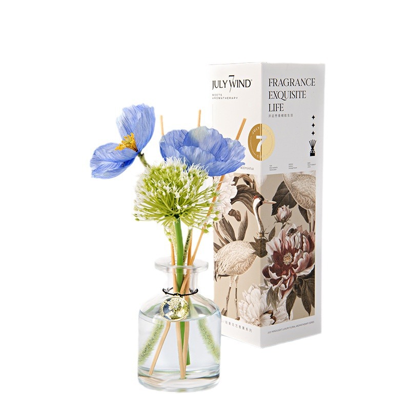 Fragrancia sin fuego perfumar aceite esencial perfumar floral seco decoración inodoro gardenia fresco de aire de baño