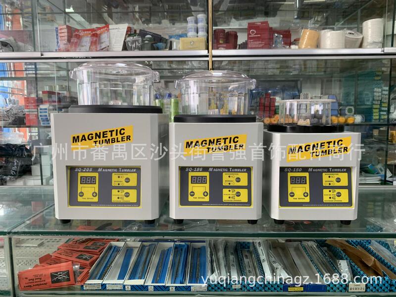 Magnetic polishing machine forward and reverse grinding machine flash Burr gold and silver magnetic polishing machine for trade can be set 110V Magnetic polishing machine forward and reverse grinding machine flash Burr gold and silver magnetic polishing machine for trade can be set 110V