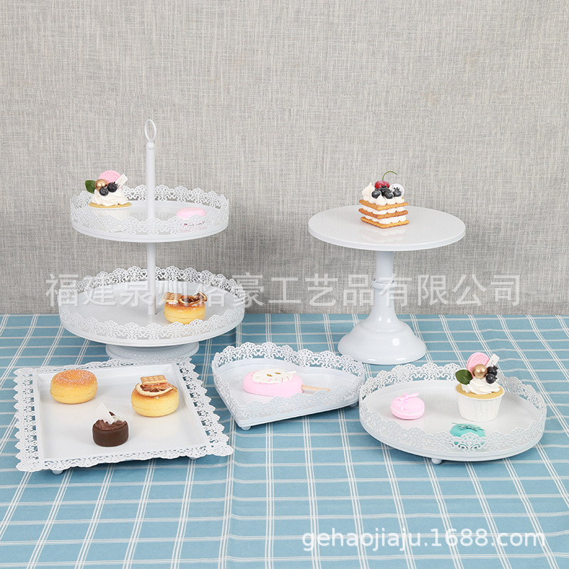 Hotel decoración merienda placa accesorios de la boda soporte de la torta sitio de la boda diseño postre Mesa restaurante postre mesa de exhibición