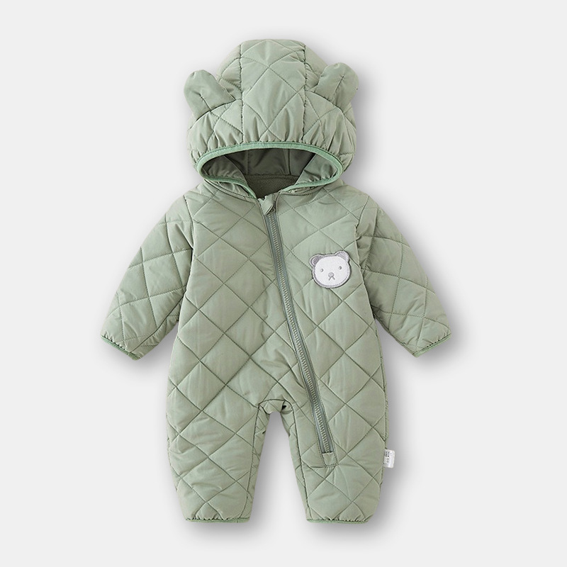 Categoría A ropa de invierno para bebés para hombres y mujeres, monos acolchados, ropa de algodón, ropa para gatear para recién nacidos, ropa de algodón cálida para salir