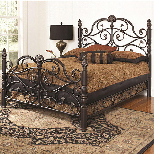 Vintage European-Style Wrought Iron Princess Bed Single Bed Double Bed 1.2/1.5/ 1.8m Wrought Iron Bed Frame Can Be Customized