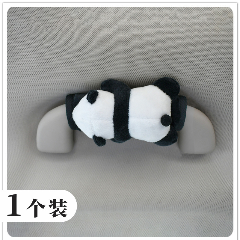 Guantes de mango de techo de automóvil adorables Panda decoración de automóviles eléctricos interiores para niños y niñas universales