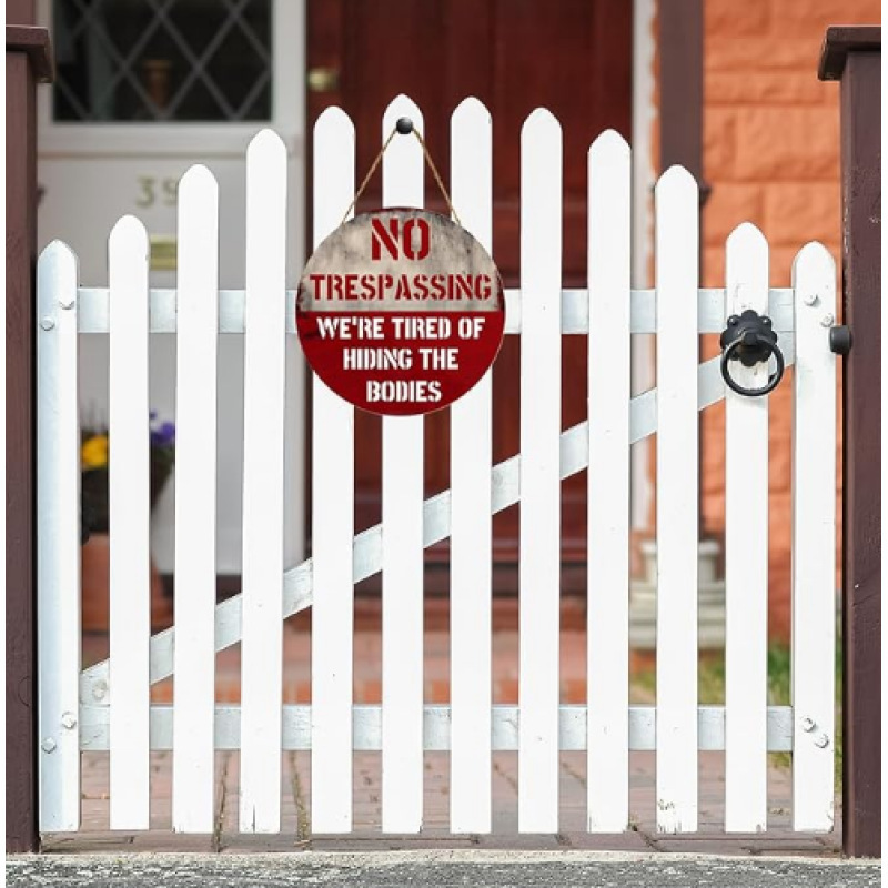 New Product Prohibited from Entry, Halloween Decoration Wooden Retro Front Door Atmosphere Decoration Hanging Sign Independent Station