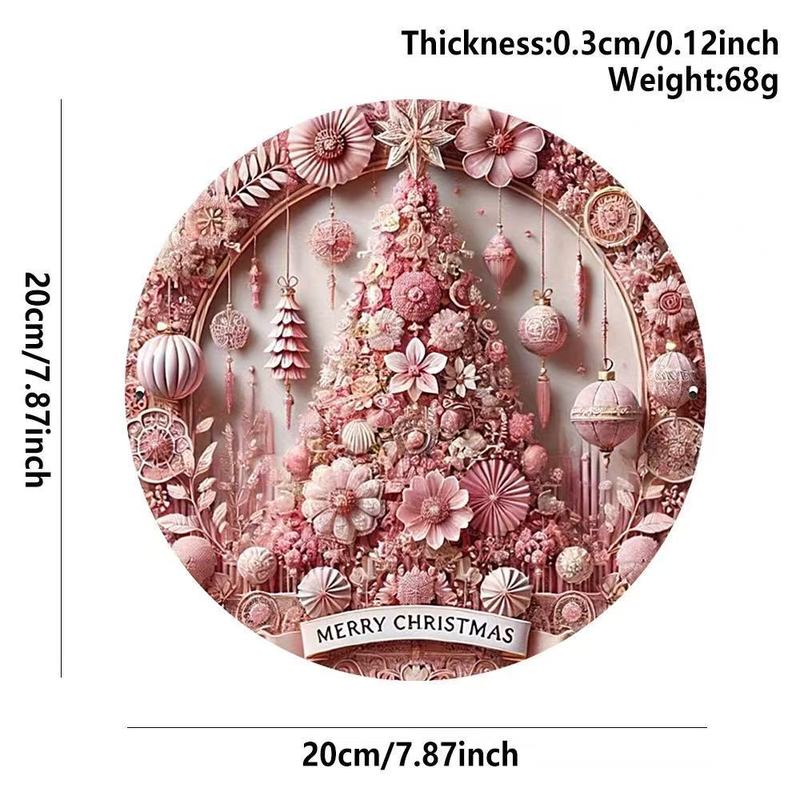クロスボーダークリスマス木製雪だるまペンダント工芸品クリスマス雰囲気装飾ラウンドサインドアサイン|undefined