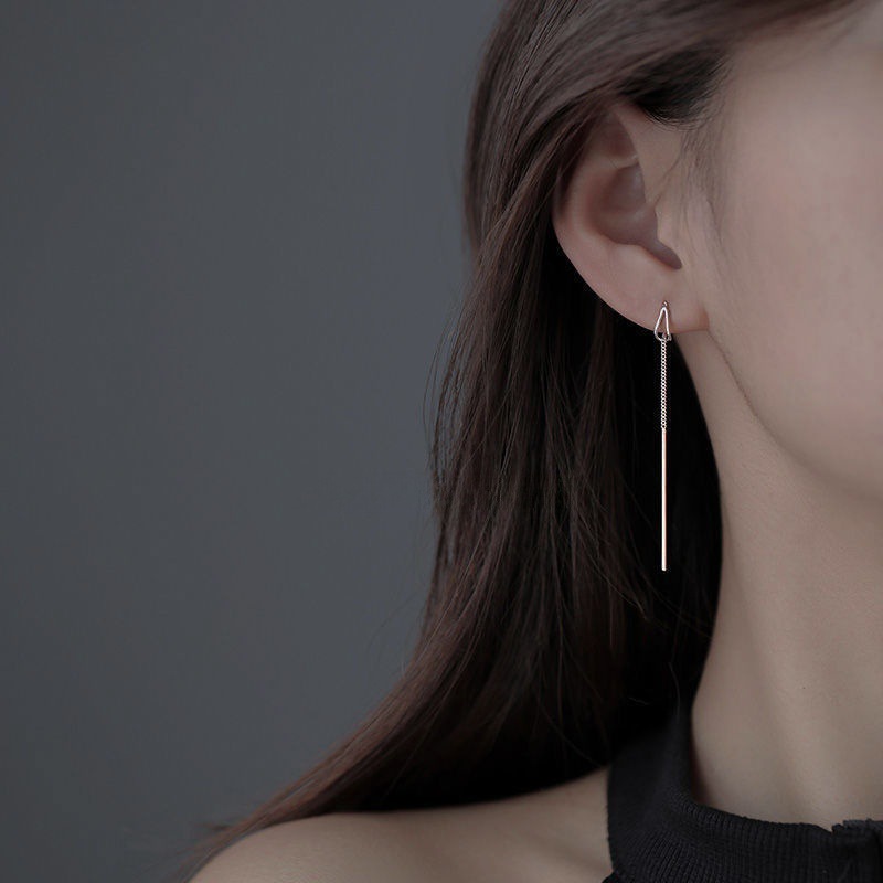 Hollow Water drop boucles d'oreilles pour les femmes 925 en argent sterling 2022 nouvelles à la mode populaire ins style haute apparence froid boucles d'oreilles