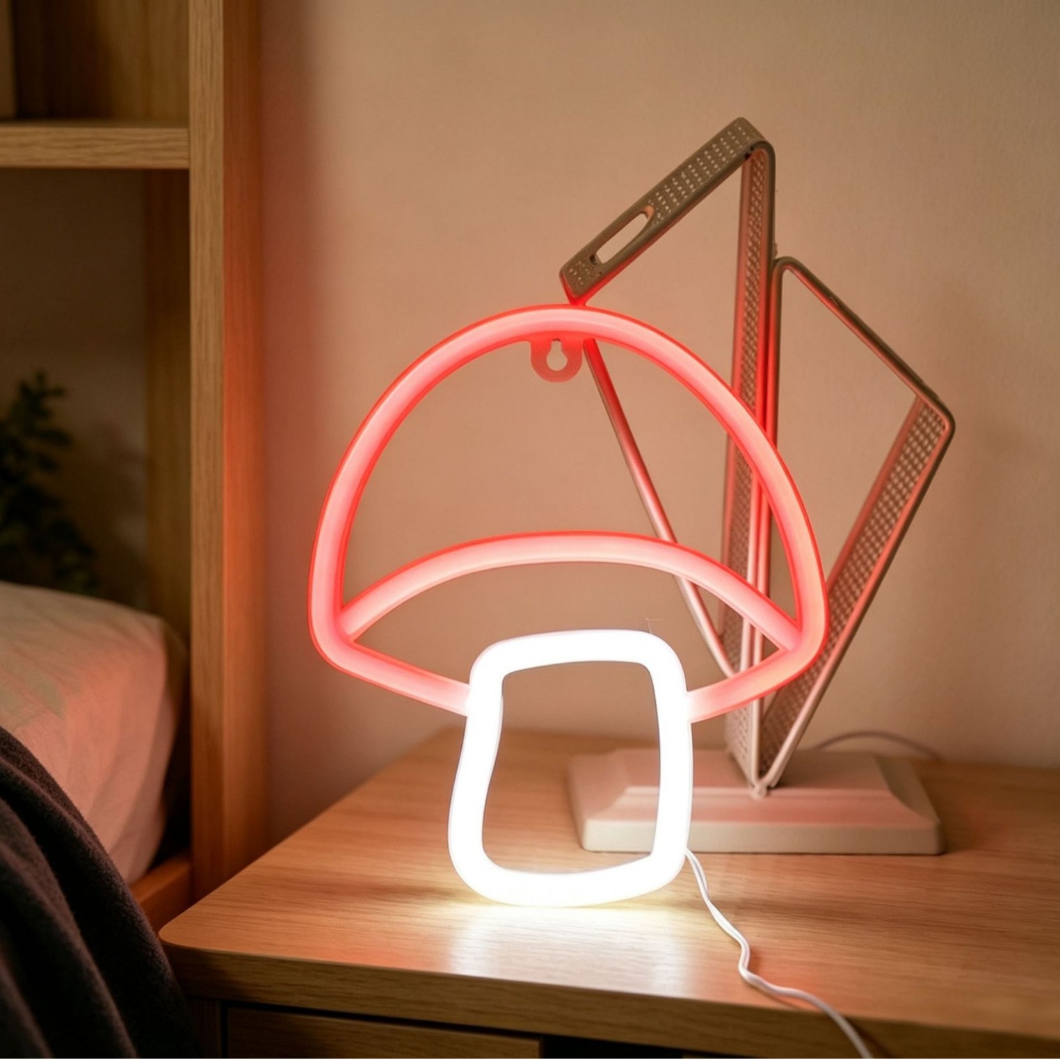 Lámpara de neón LED modelada luz nocturna dormitorio rojo en línea pared decoración lámpara de fiesta de cumpleaños atmósfera lámpara de color