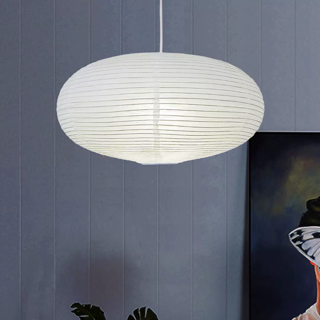 椭圆白色纸灯笼 厂家直销外贸出口创意手工家居装饰密照明密钢丝