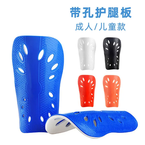 Summer Football Shin Guards for Men, Adult Outdoor Sports Protective Gear, Children's Indoor Training Double-Layer Protective Pads, Women's Wholesale Blue