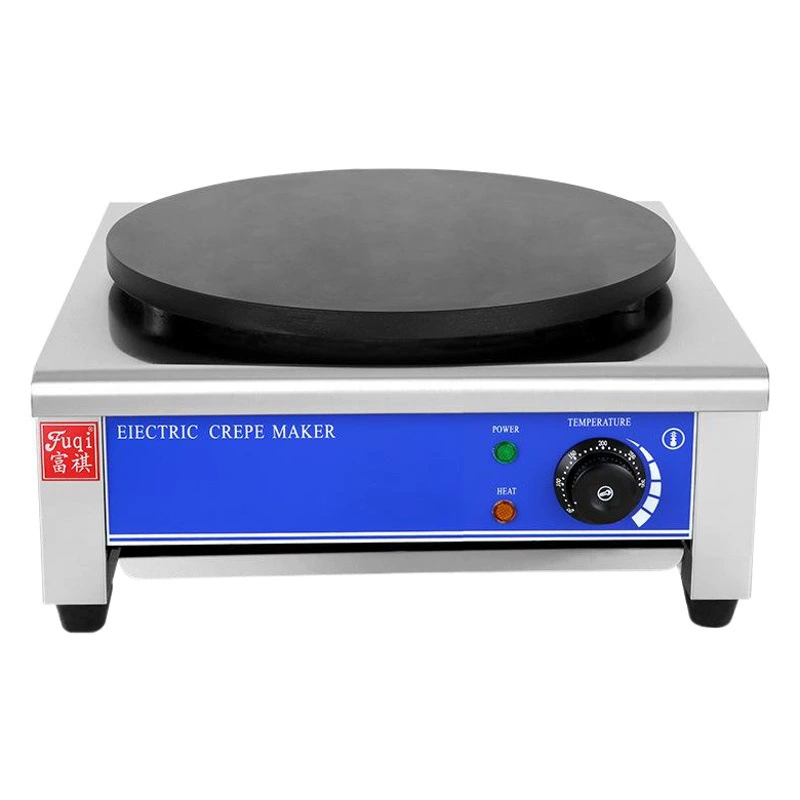 Электрическая печь для блинов Fuqi с одной головкой, коммерческая многосортная печь для блинов, машина для блинов, настольная электрическая печь для блинов