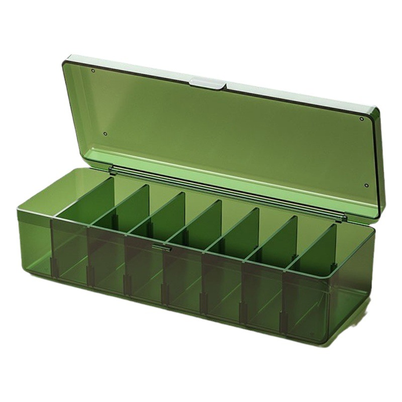 Tarjeta caja de almacenamiento tarjeta estrella tarjeta transparente Tarjeta de gran capacidad portátil juego rey tarjeta partición caja de almacenamiento con tapa