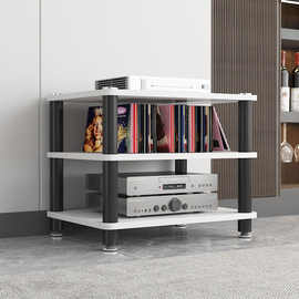 功放机音响音箱机柜CD胆机hifi器材移动落地支架多层收纳