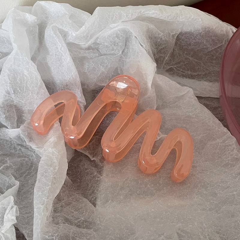 La parte posterior de la cabeza horquilla de perlas grande al por mayor pinza de metal ins pinza de tiburón sensación de alto nivel, simple, horquilla femenina