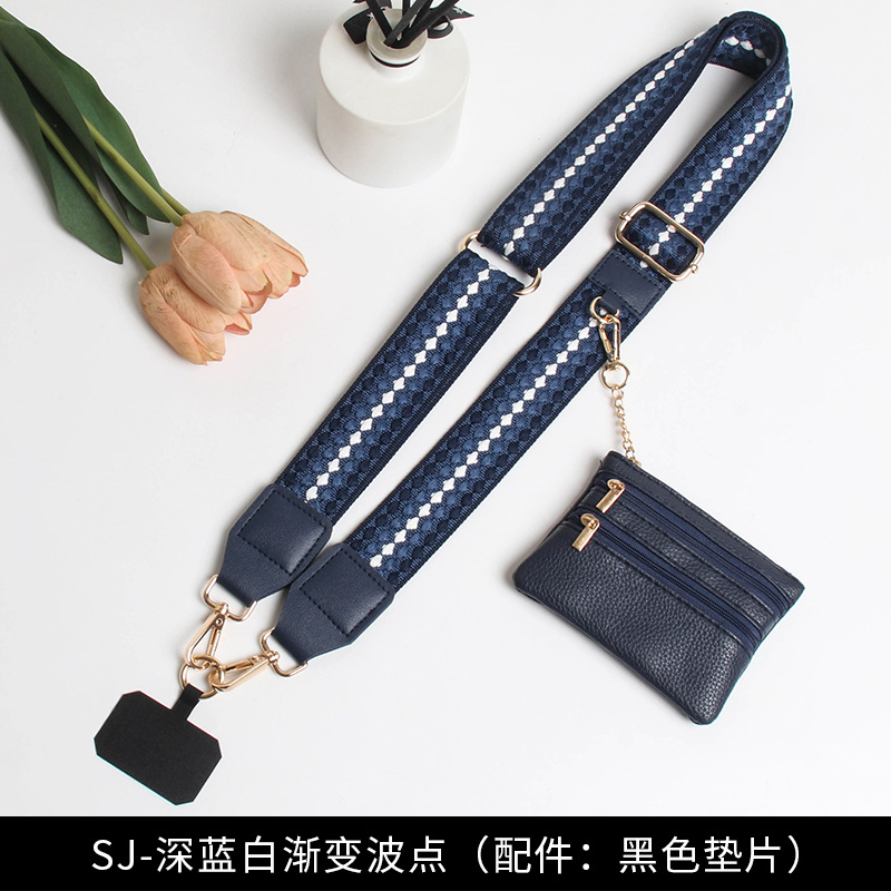 SJ-진한 파란색과 흰색 그라데이션 도트무늬