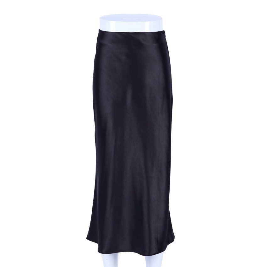 Summer Streetwear Solid Color Polyester Knee-Length Skirts display picture 8