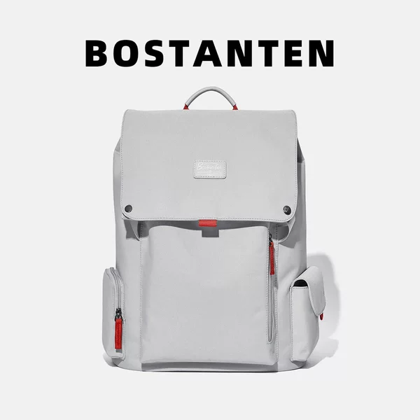 Custom logo backpack, men's laptop bag, stylish school bag, large-capacity travel backpack for college students