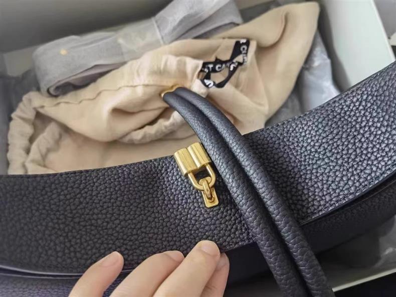 Bolsa de ombro de luxo meia lua para mulheres diário_voghion.com