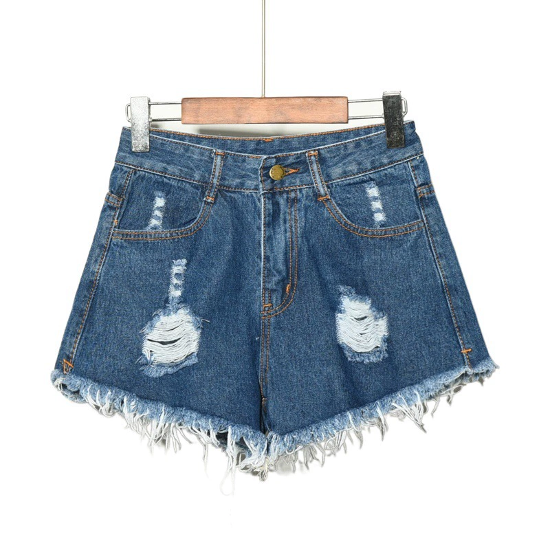 2021 летние новые женские джинсовые шорты с дырками, внешняя торговля, горячие женские шорты, брюки больших размеров, оптовые поставки