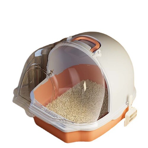Cat litter box extra large fully semi-enclosed drawer-type cat toilet deodorant anti-splash cat litter box cat supplies