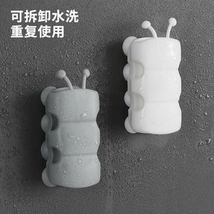 Caterpillar shower sucker hanging shower head base support frame universal non-perforated bathroom shower fixed artifact